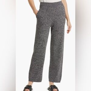 Nordstrom Marled Knit Pull-On Pants | Black/Multi | Size S